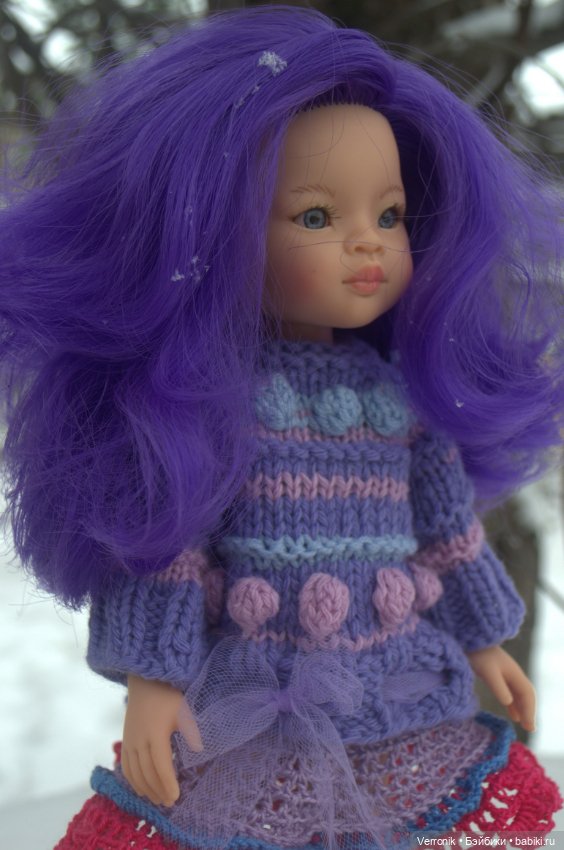 Комплект одежды для куклы Paola Reina "Фиалка"