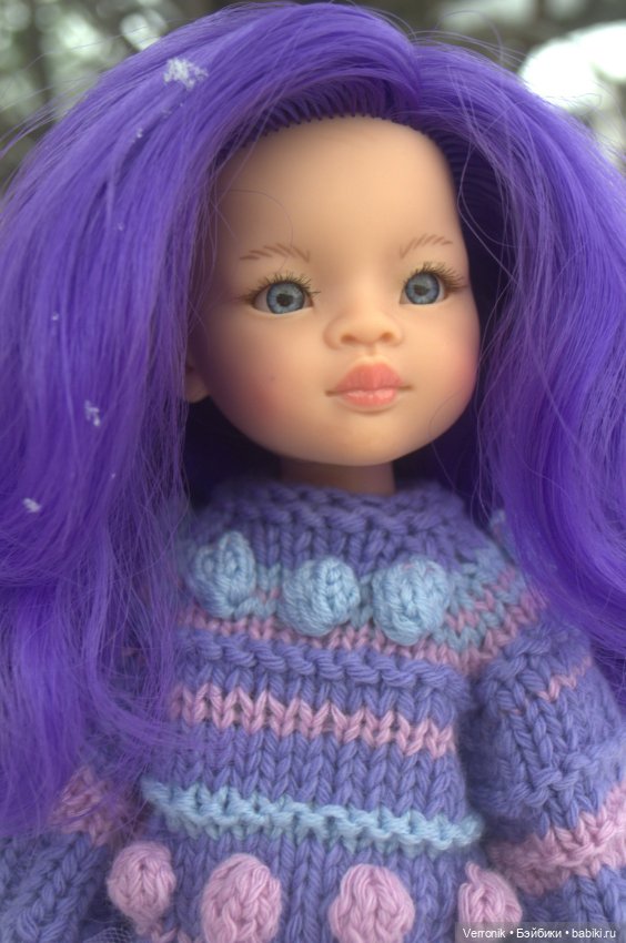 Комплект одежды для куклы Paola Reina "Фиалка" (фото 3)