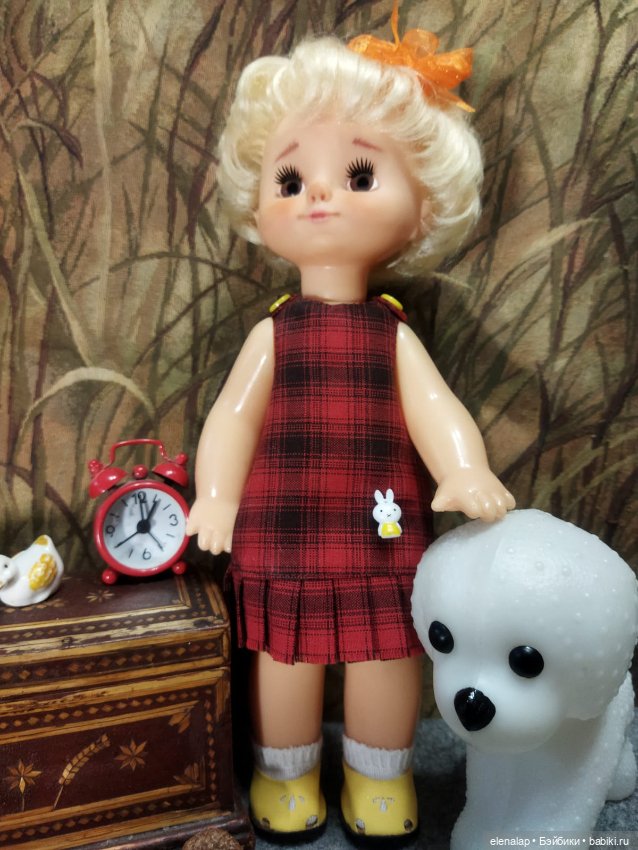 Оля, СССР: Московский завод игрушек «Кругозор» (ООАК) (фото 6)