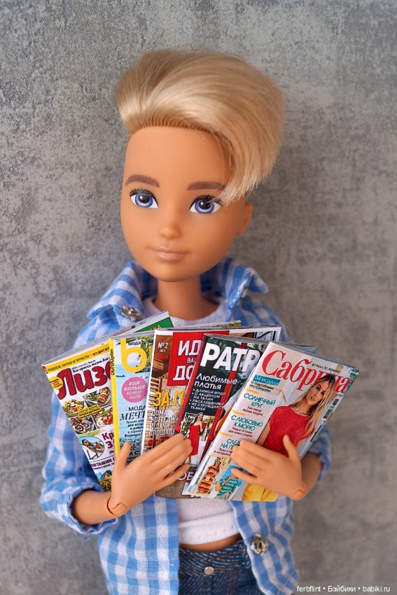 Набор женских журналов №4 в масштабе 1:6 (фото 4)