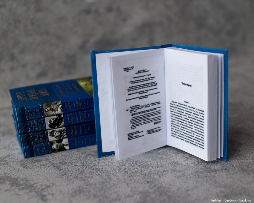 Книги "Классика" №11 в масштабе 1:6 (фото 4)