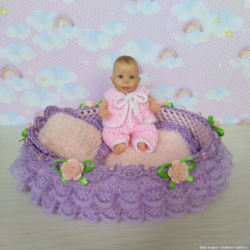 Уютные кроватки для куколок, ручная работа (фото 7)