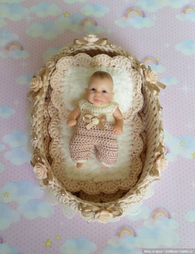 Уютные кроватки для куколок, ручная работа (фото 2)