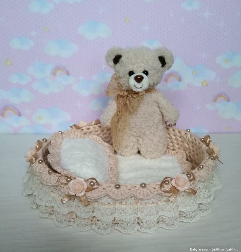 Уютные кроватки для куколок, ручная работа (фото 3)