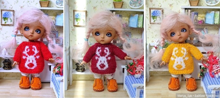 Вязаные наряды для малышки лати / lati white (фото 4)