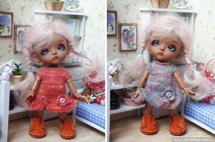 Вязаные наряды для малышки лати / lati white