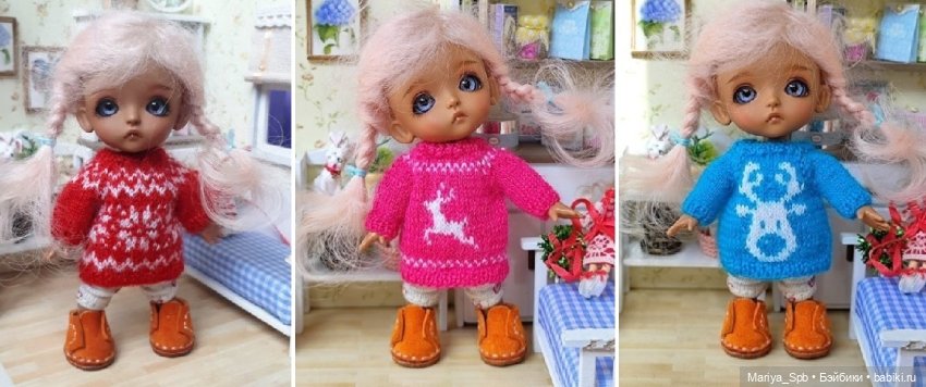 Вязаные наряды для малышки лати / lati white (фото 6)