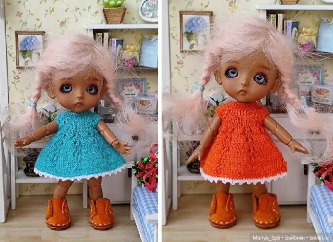 Вязаные наряды для малышки лати / lati white (фото 2)