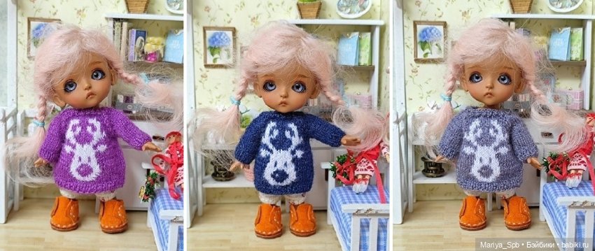 Вязаные наряды для малышки лати / lati white (фото 5)