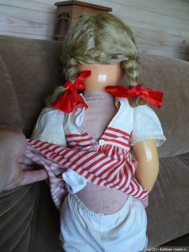 Снизила цену. Катюша фабрики 8 Марта, прессопилки, советская кукла (фото 8)