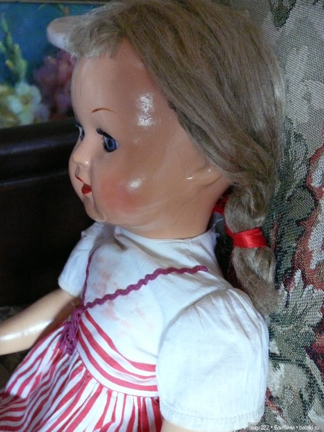 Снизила цену. Катюша фабрики 8 Марта, прессопилки, советская кукла (фото 3)