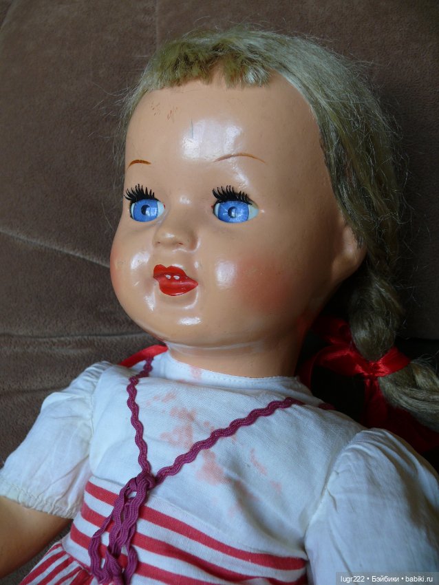 Снизила цену. Катюша фабрики 8 Марта, прессопилки, советская кукла (фото 7)