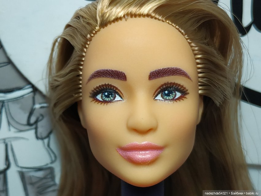 Голова Барби Фашионистас 159 петит (фото 2)