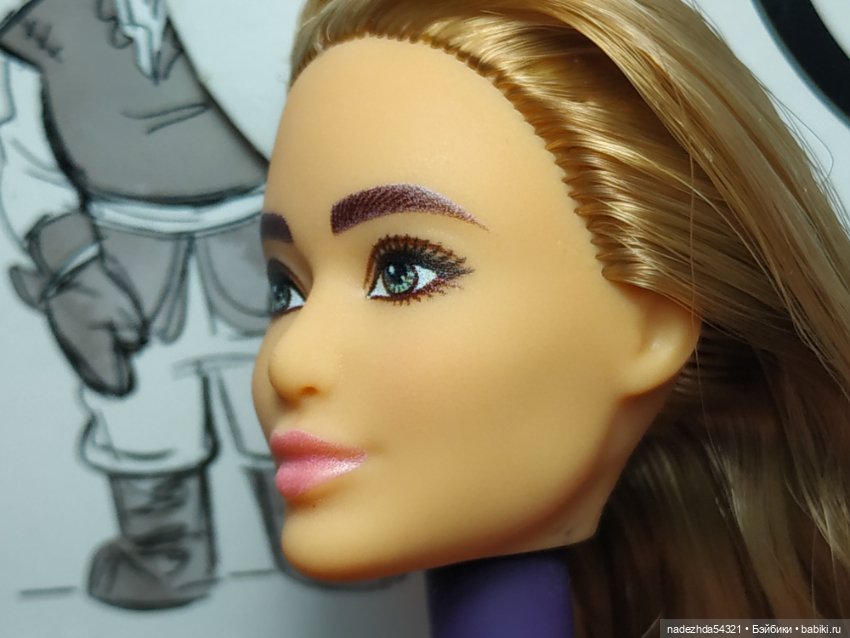 Голова Барби Фашионистас 159 петит (фото 5)