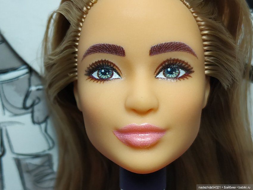 Голова Барби Фашионистас 159 петит (фото 3)