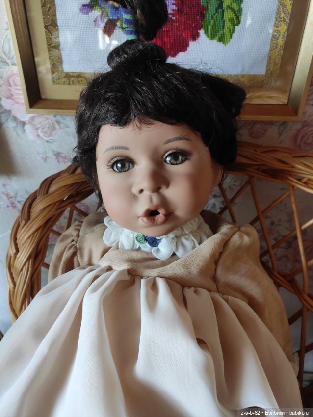 Характерная малышка — Фарфоровые куклы (фото 3)