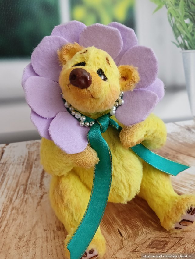 Мишка - Фиалка — Авторские игрушки (фото 2)