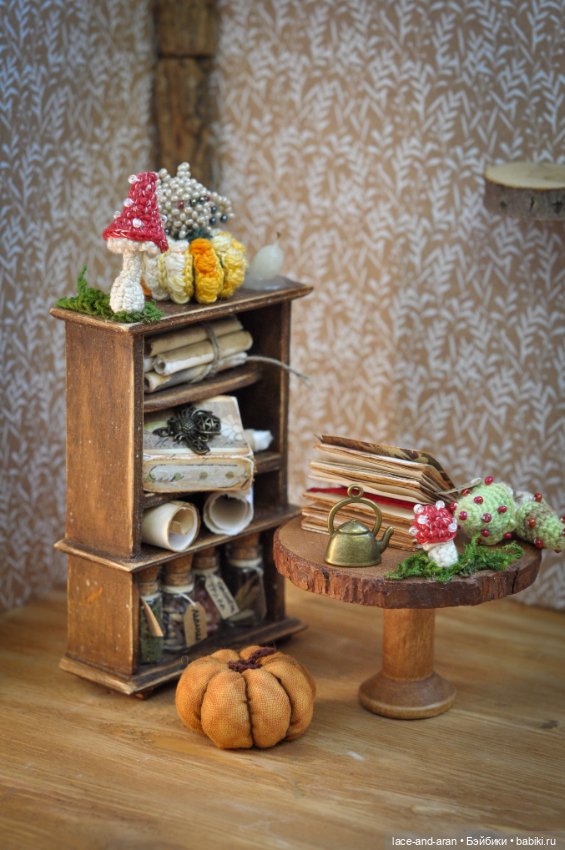 Мебель для куклы, румбокса, кукольного домика на Хэллоуин (фото 3)