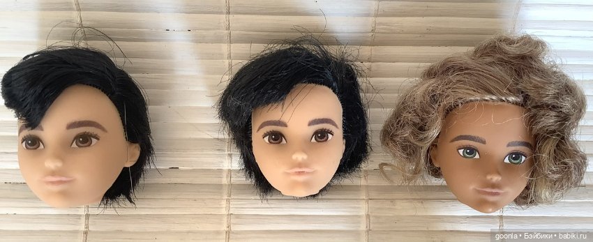 Головы от различных современных кукол (фото 3)