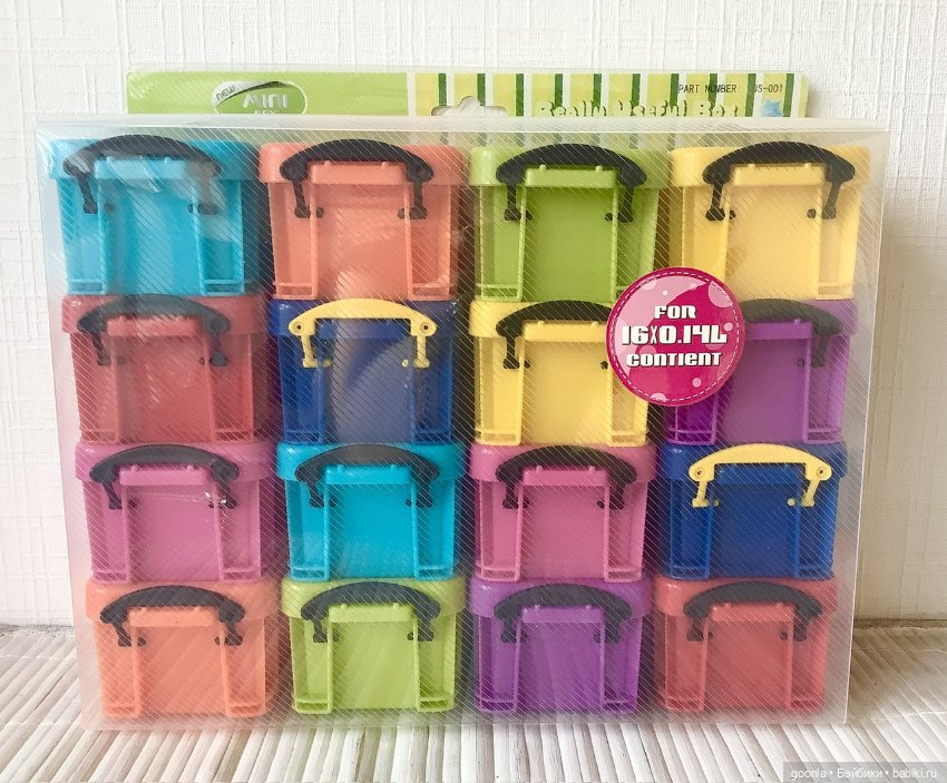 Контейнеры для кукол 1/6, 1/12 в диорамы или для хранения