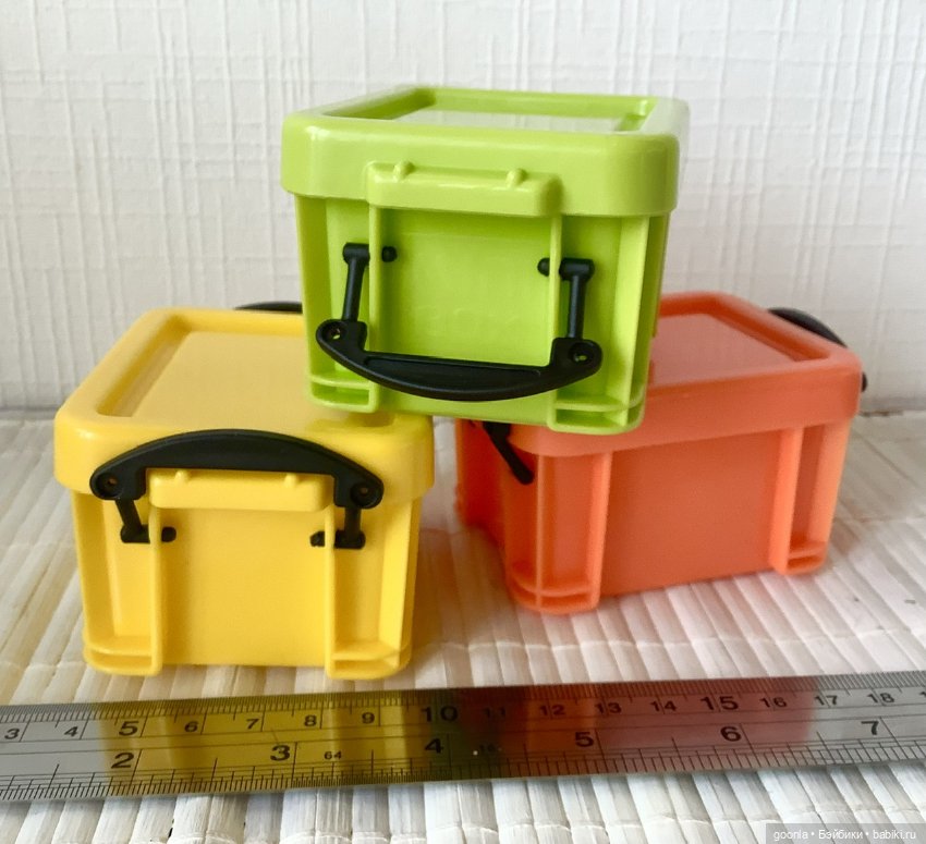 Контейнеры для кукол 1/6, 1/12 в диорамы или для хранения (фото 7)