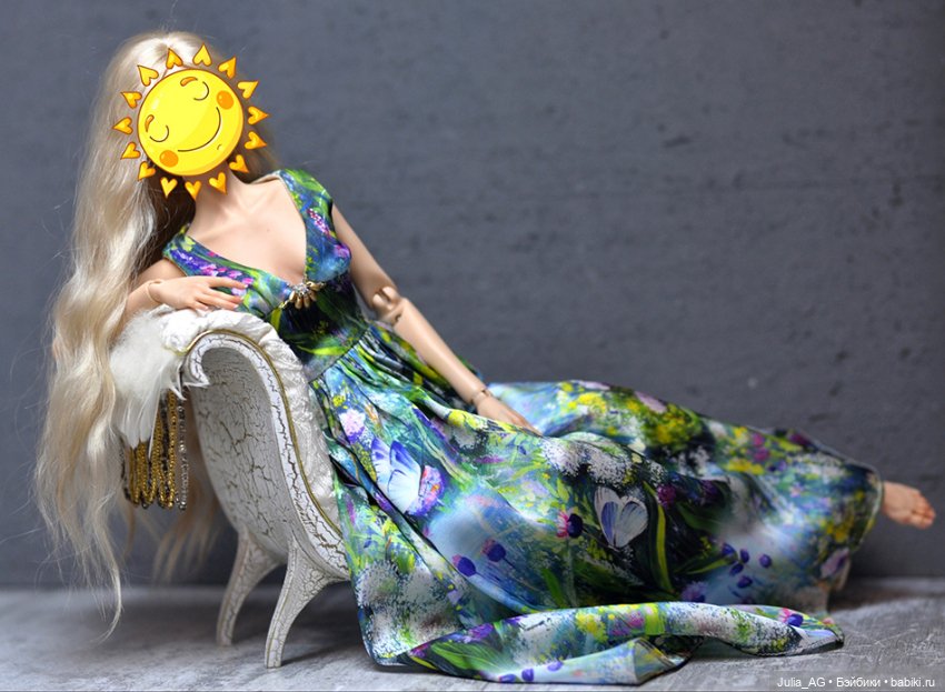 Авторское платье для кукол Eslyn's doll (фото 3)