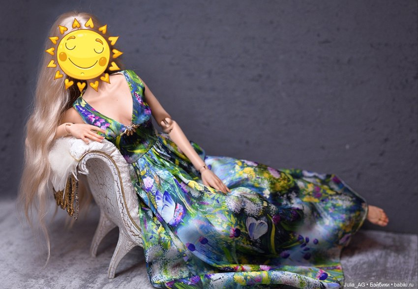 Авторское платье для кукол Eslyn's doll