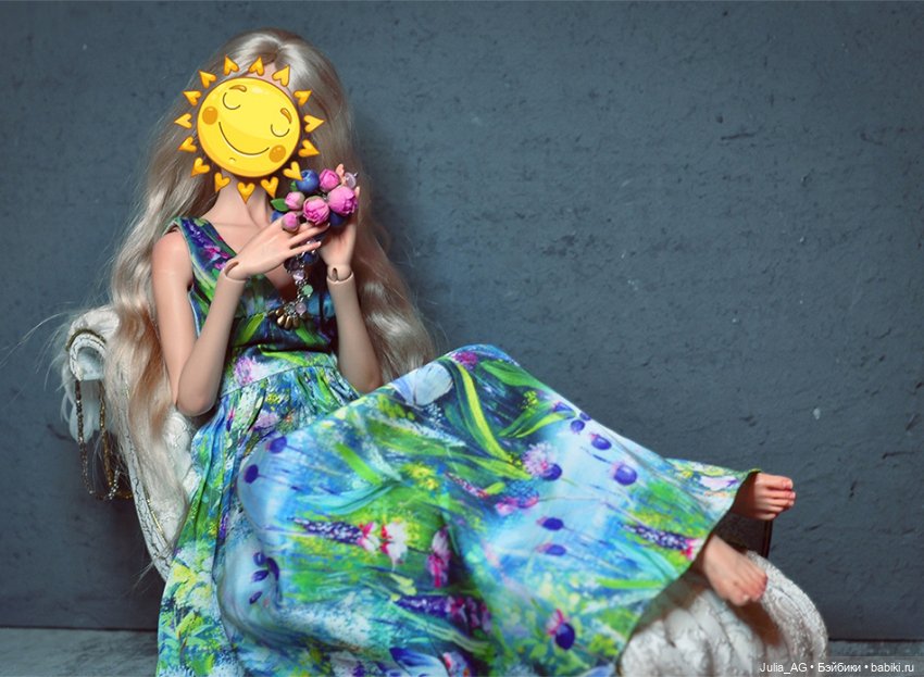 Авторское платье для кукол Eslyn's doll (фото 4)