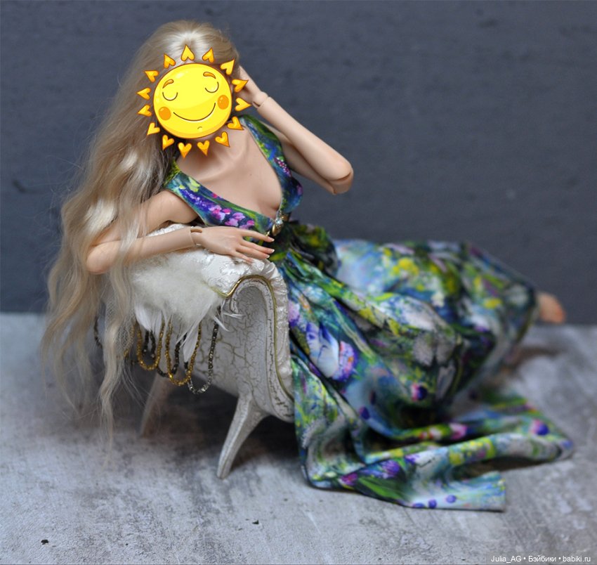 Авторское платье для кукол Eslyn's doll (фото 2)