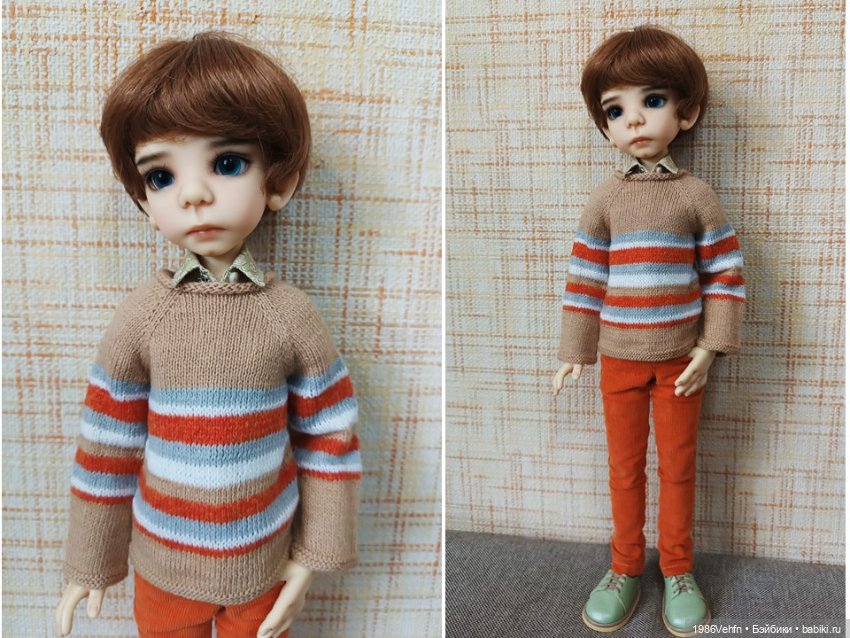Много джемперов для БЖД МСД от Kaye Wiggs и др. кукол роста 40-45 см (фото 6)