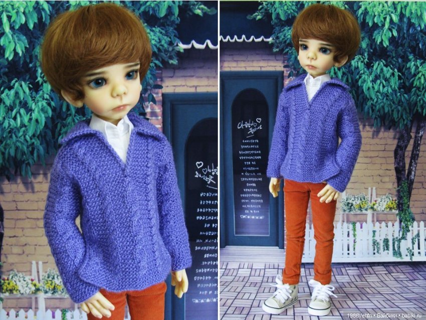Много джемперов для БЖД МСД от Kaye Wiggs и др. кукол роста 40-45 см (фото 10)