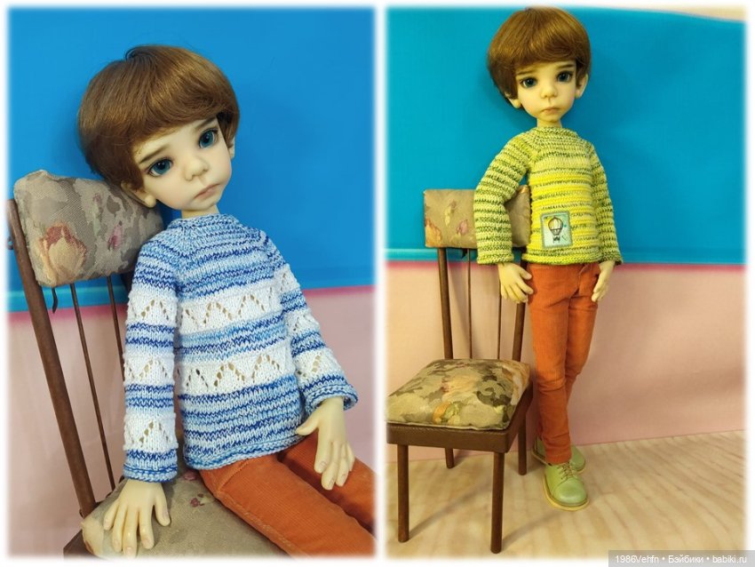 Много джемперов для БЖД МСД от Kaye Wiggs и др. кукол роста 40-45 см (фото 2)