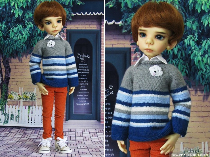 Много джемперов для БЖД МСД от Kaye Wiggs и др. кукол роста 40-45 см (фото 8)