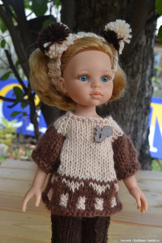 Комплект одежды для куклы Paola Reina "Белочка". Одежда для кукол (фото 3)