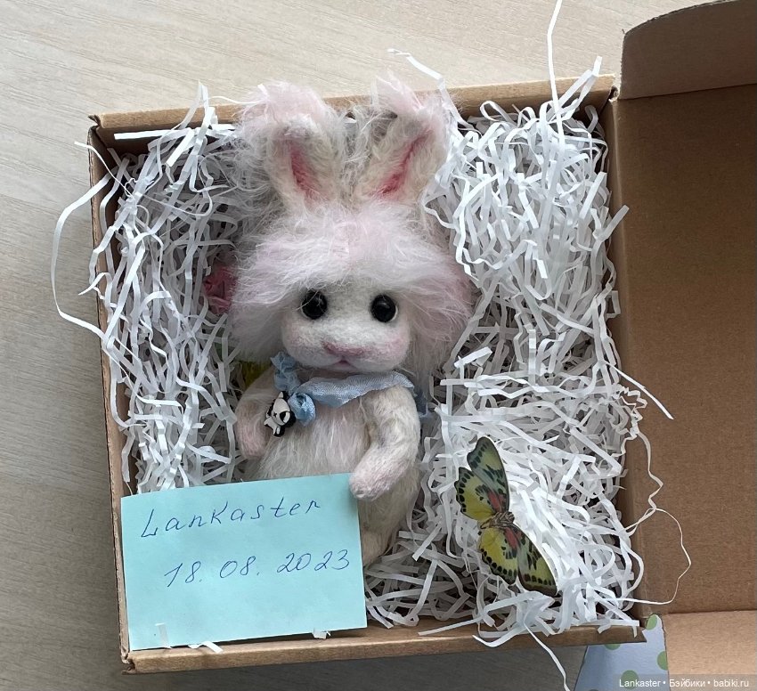 Масик, зайчонок-тедди — Авторские игрушки (фото 8)