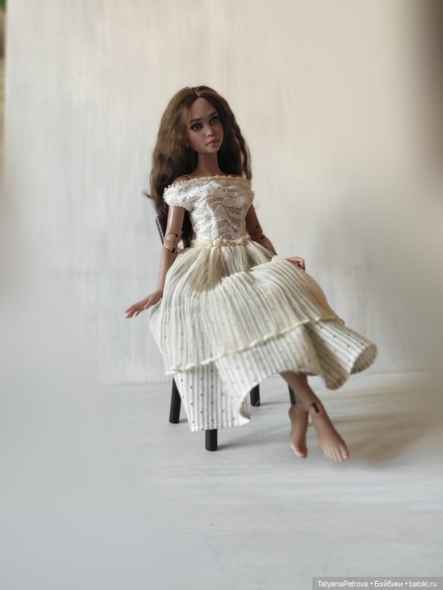 Платье для кукол подростка Тендер, Рожневой (фото 4)