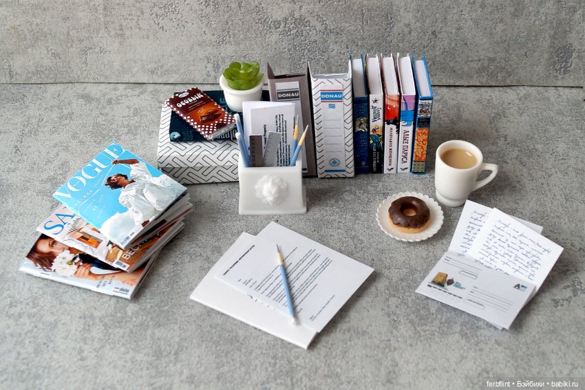 Интерьерный набор № 1 (масштаб 1:6)