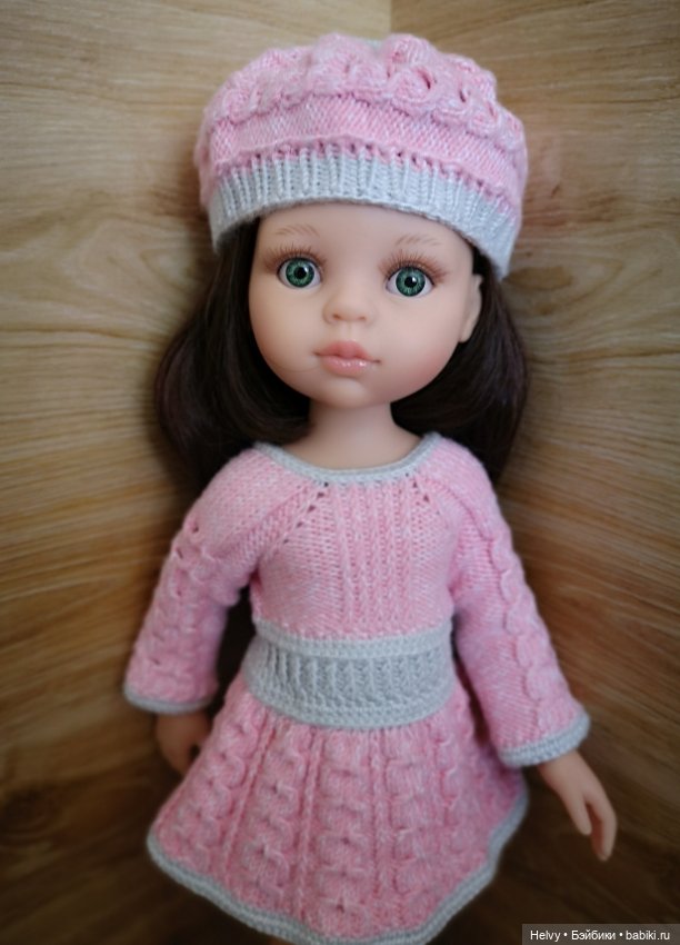 Платье и берет для куклы Paola Reina (Паола Реина)