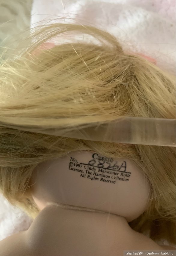 Фарфоровая малышка Cassie от Синди Рольф (фото 6)
