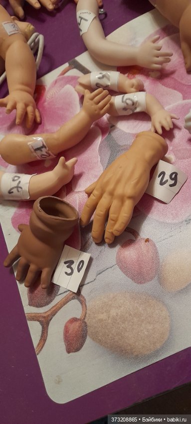 Остатки фарфоровых ручек (непарные) (фото 4)