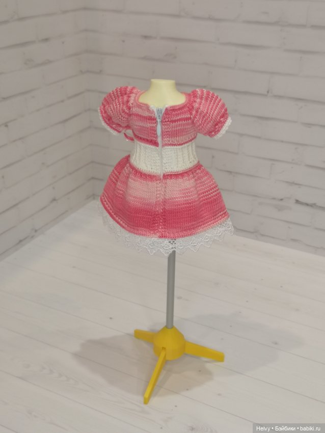 Платье и шляпка для кукол Little Darling и Paola Reina (фото 8)