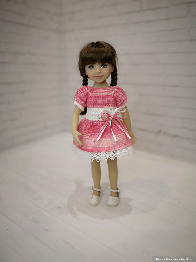 Платье и шляпка для кукол Little Darling и Paola Reina (фото 6)