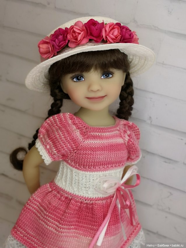 Платье и шляпка для кукол Little Darling и Paola Reina (фото 4)