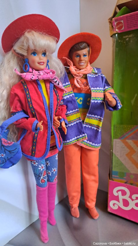 В продаже лот Barbie и Ken United colors of Benetton - яркие 90-е