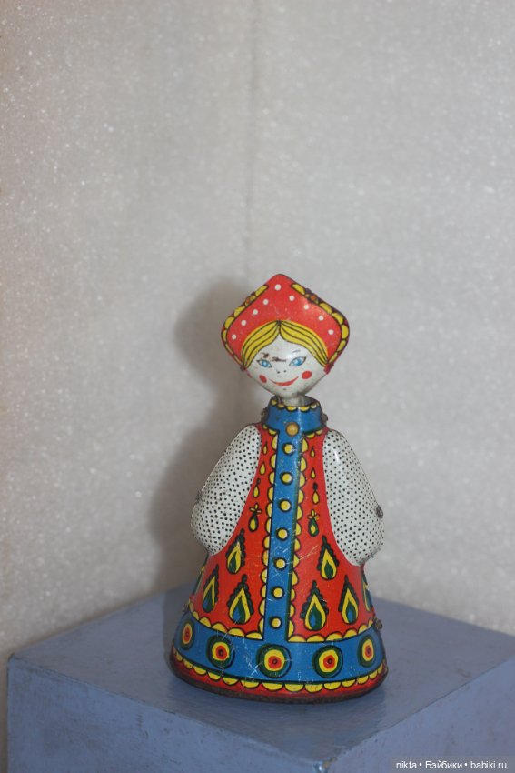 Заводная механическая игрушка СССР * Снегурочка * ЛЗМ