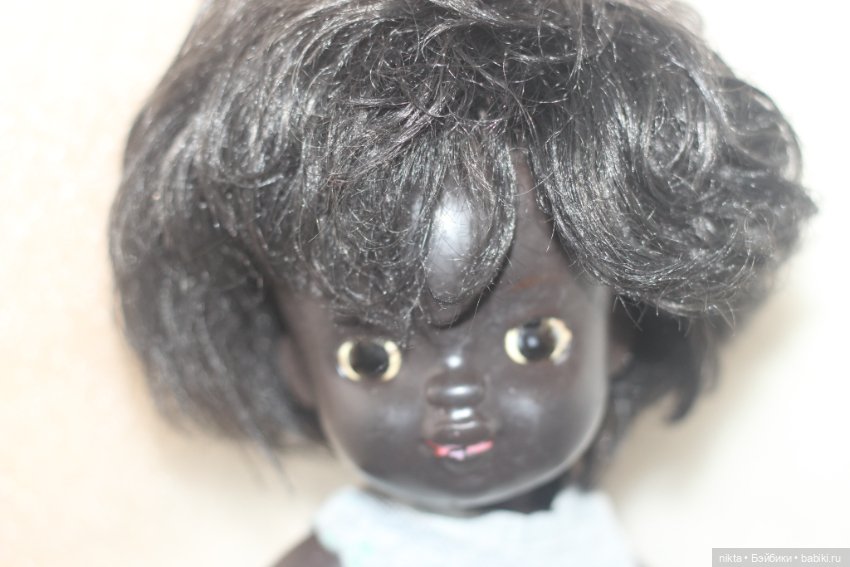 Кукла СССР. Негритянка. Авт. Мотовилова. 35 см. Ранняя (фото 2)