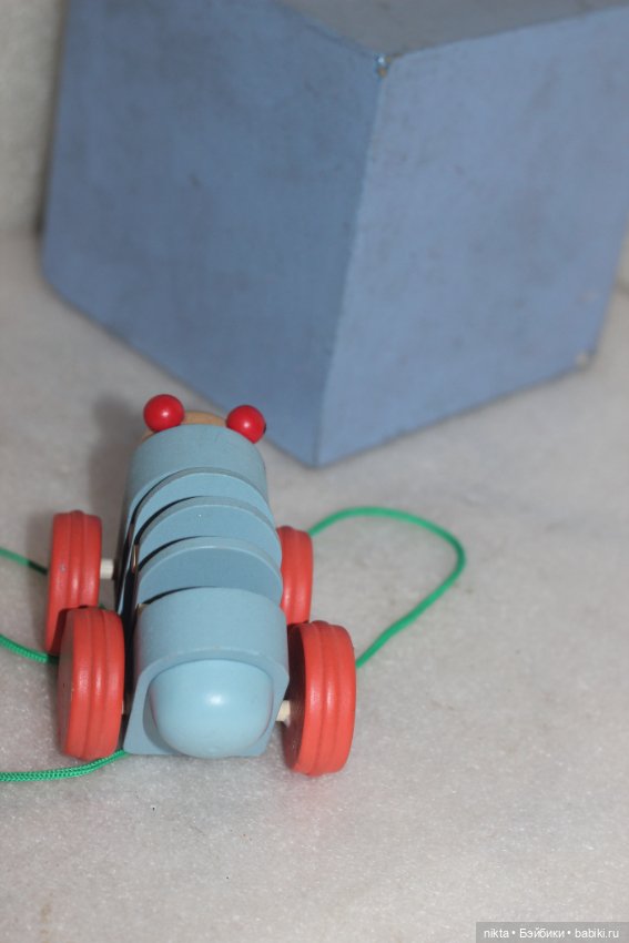 Игрушка - каталка трещетка. * Дерево * 12 см (фото 4)