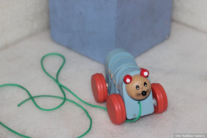 Игрушка - каталка трещетка. * Дерево * 12 см (фото 2)