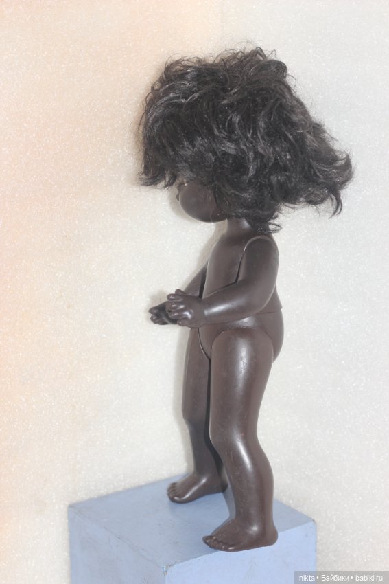 Кукла СССР. Негритянка. Авт. Мотовилова. 35 см. Ранняя (фото 10)