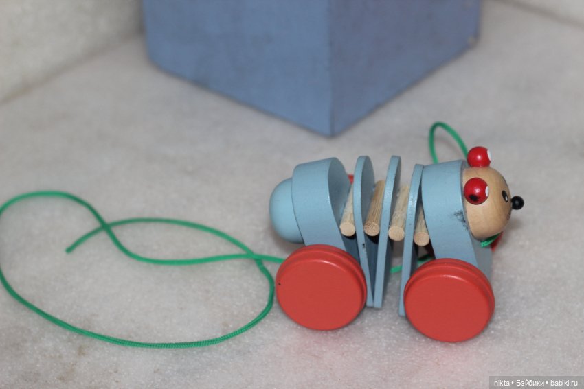 Игрушка - каталка трещетка. * Дерево * 12 см (фото 3)